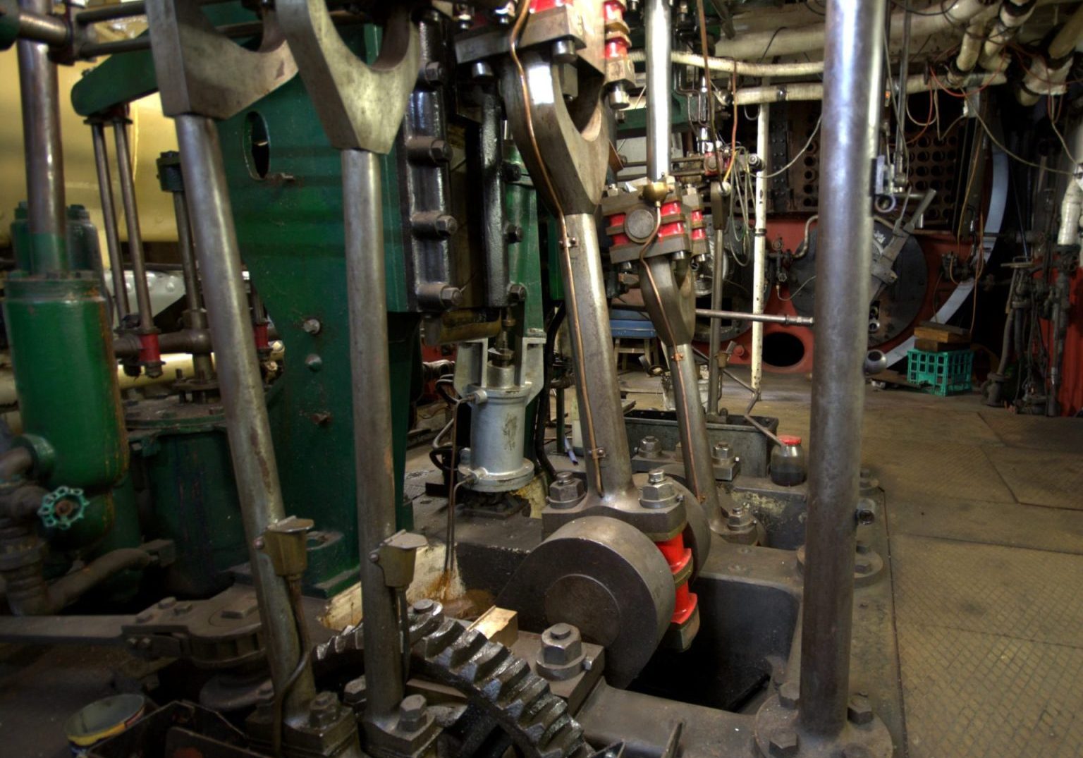 Wattle023EngineRoomMalley Engine room with boilers in background 2017, Jeff Malley